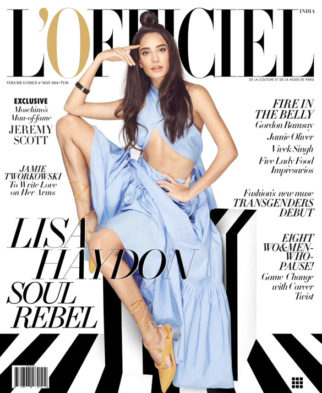 Lisa Haydon On The Cover Of L'Officiel