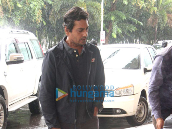 Nawazuddin Siddiqui snapped at the domestic airport