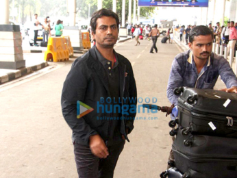 Nawazuddin Siddiqui snapped at the domestic airport