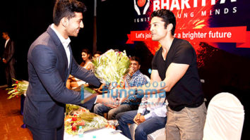 Rajeev Khandelwal, Neha Sharma & Avani Modi at the launch of  ‘Young Bhartiya’
