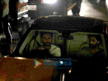 Saif Ali Khan snapped shooting for his untitled movie at Carter Road in Bandra