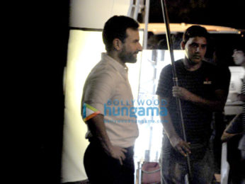 Saif Ali Khan shoots for an untitled movie in Bandra