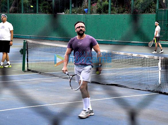 saif snapped playing tennis ibrahim sara 1