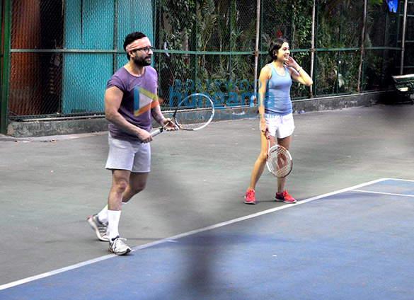 saif snapped playing tennis ibrahim sara 2