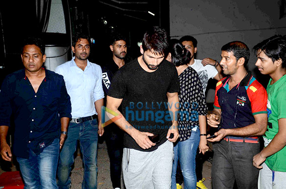 Shahid Kapoor & Kunal Rawal snapped at an AD shoot Shahid Kapoor & Kunal Rawal snapped at an AD shoot