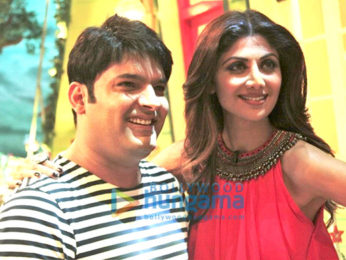 Shilpa Shetty gets a pleasant surprise from her husband on the sets of The Kapil Sharma Show