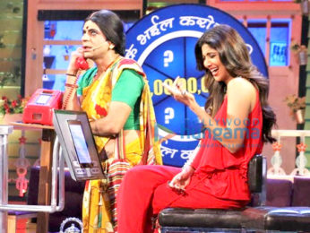 Shilpa Shetty gets a pleasant surprise from her husband on the sets of The Kapil Sharma Show