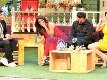 Shilpa Shetty gets a pleasant surprise from her husband on the sets of The Kapil Sharma Show