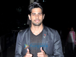Sidharth Malhotra arrives from Ahmedabad