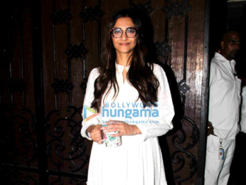 Sonam Kapoor meets the media post ringing in her birthday last night