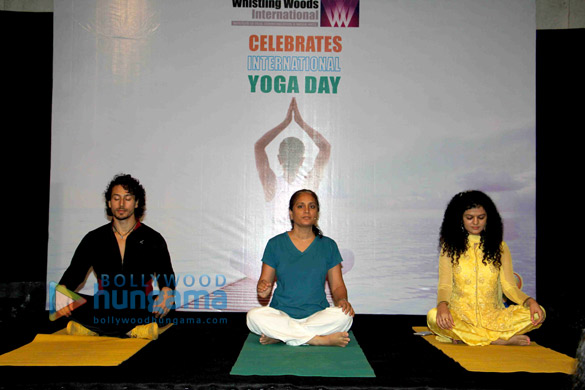 subhash tiger celebrate international yoga day 3