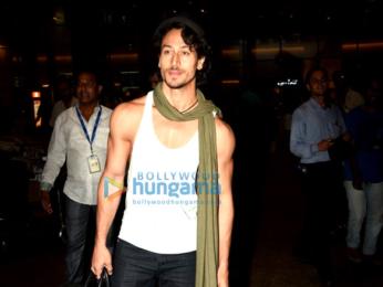 Tiger Shroff & Disha Patani arrive from Paris