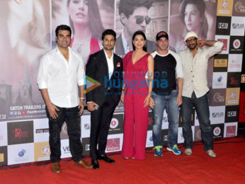 Rajeev Khandelwal & Gauahar Khan at the trailer launch of 'Fever'