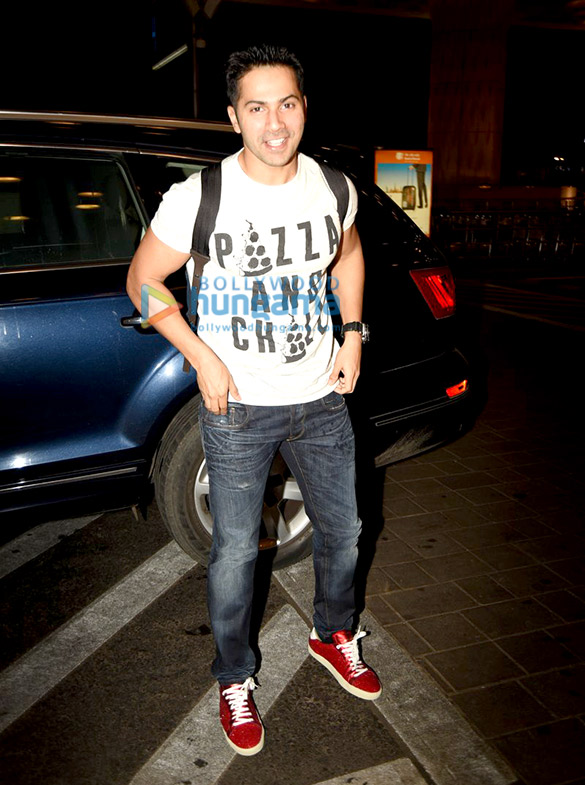 Varun Dhawan departs for Bangkok Varun Dhawan departs for Bangkok