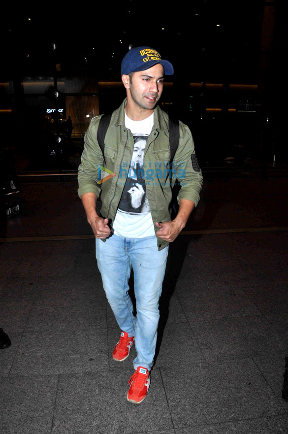 varun arrives back from bangkok 1