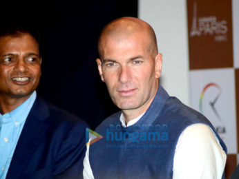 Zinadine Zidane at Kanakia Paris media meet
