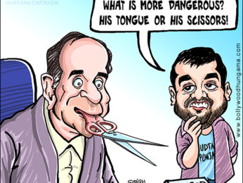 Bollywood Toons: Pahlaj Nihalani accuses Anurag of taking money from AAP Bollywood Toons: Pahlaj Nihalani accuses Anurag of taking money from AAP