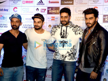 Ajinkya Rahane, Virat Kohli, Abhishek Bachchan, Arjun Kapoor