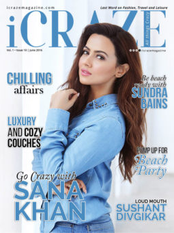Sana Khan On The Cover Of iCraze