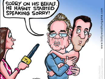 Bollywood Toons: Salim Khan says sorry on Salman Khan’s behalf!