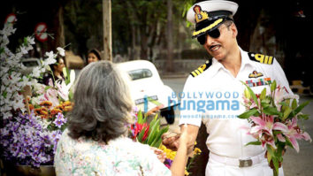 Watch: Akshay Kumar shoots on Warship for Rustom