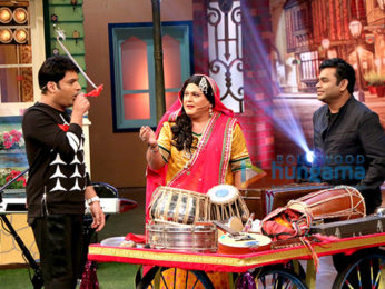 A R Rahman snapped on sets of The Kapil Sharma show
