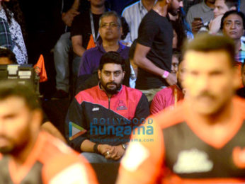 Abhishek Bachchan & Sonu Sood attend Pro Kabaddi League match