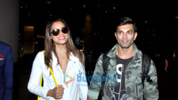 Karan Singh Grover, Bipasha Basu, Suniel Shetty & Boman Irani snapped at Mumbai Airport