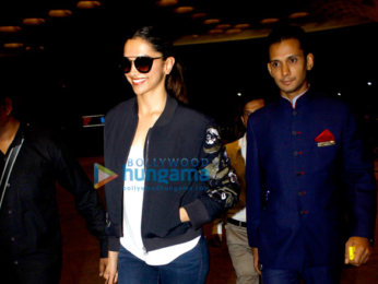 Deepika Padukone snapped at the international airport