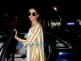 Deepika Padukone returns from Delhi