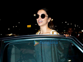 Deepika Padukone returns from Delhi