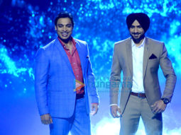 Harbhajan Singh & Shoaib Akhtar at the launch of ‘Mazak Mazak Me’