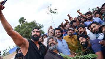 Team Baahubali plant saplings as a part of ‘Haritha Haram’ initiative