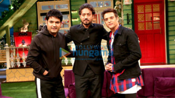 Irrfan Khan & Jimmy Sheirgill on the sets of The Kapil Sharma Show