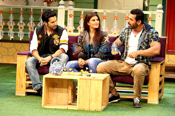 john abraham varun dhawan jacqueline fernandez at the kapil sharma show 3