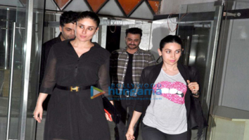 Kareena Kapoor Khan, Karisma Kapoor & Karan Johar snapped post dinner at Sanjay Kapoor’s house