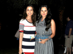 Parineeti Chopra & Sania Mirza snapped post dinner at Ywatchaa