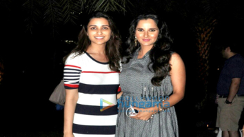 Parineeti Chopra & Sania Mirza snapped post dinner at Ywatchaa