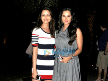 Parineeti Chopra & Sania Mirza snapped post dinner at Ywatchaa