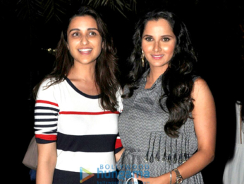 Parineeti Chopra & Sania Mirza snapped post dinner at Ywatchaa