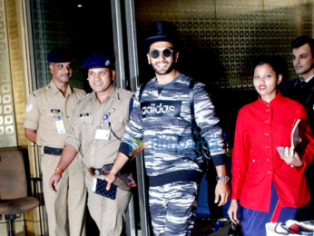 Ranveer Singh arrives back from Paris 'Befikre' schedule