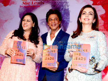 Shah Rukh Khan & Nita Ambani unveil Gunjan Jain's book 'She Walks She Leads'