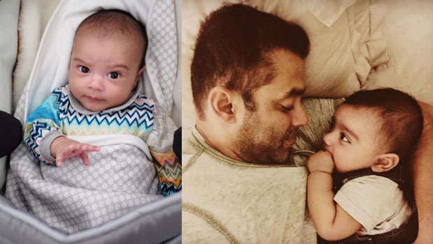 Salman Khan CUTEST; Sings And Plays With Little Ahil