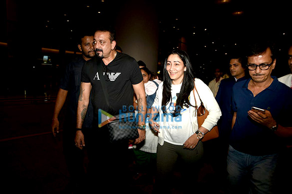 sanjay manyata return from dubai 1