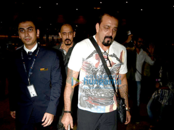 Sanjay Dutt returns from Colombo
