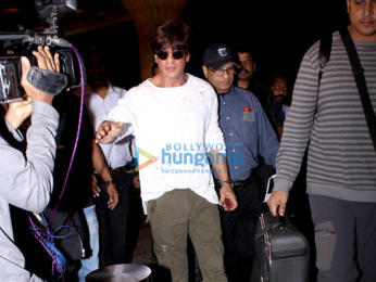 Shah Rukh Khan departs for Munich