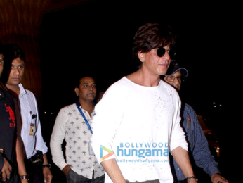 Shah Rukh Khan departs for Munich