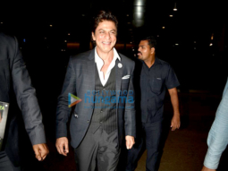 Shah Rukh Khan returns back from Sania Mirza’s book launch in Hyderabad