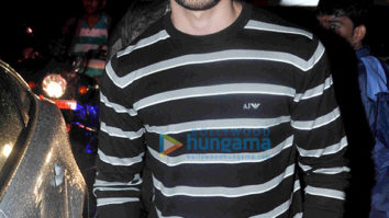 Sooraj Pancholi snapped at a restaurant in Bandra