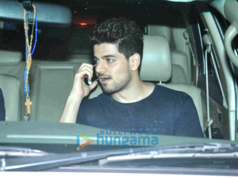 Sooraj Pancholi snapped post dinner at Olive